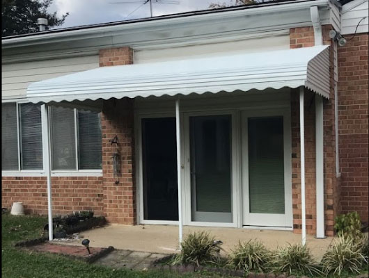 Step Down Aluminum Awning